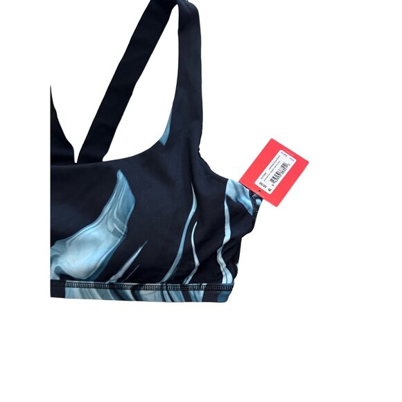 SPANX Low Impact Marbled Blue Bra Size Medium NEW - Picture 4 of 6